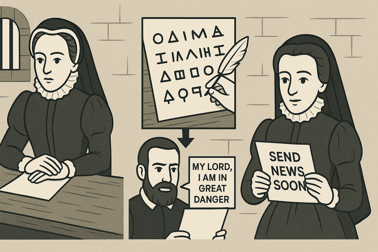 瑪麗·史都華密碼示意圖